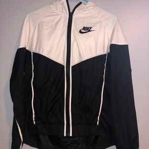 Black and White Nike Windbreaker